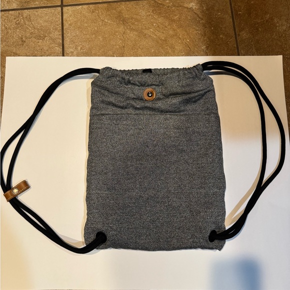 Gray Drawstring Backpack - Picture 5 of 9